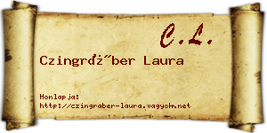 Czingráber Laura névjegykártya