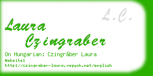 laura czingraber business card
